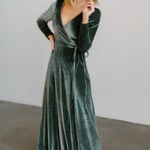 Baltic Born Esmerelda Wrap Dress Eucalyptus NWT